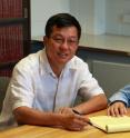 Feng Liu (left), chair of the University of Utah Department of Materials Science and Engineering, and Miao Zhou, a postdoctoral fellow, co-authored a study of a new "topological insulator" that could lead theoretically to faster computing.