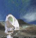 This is the Huan Tran Telescope in the Atacama Desert of Chile. The POLARBEAR microwave bolometers are mounted on the telescope to study the polarization of light from a period 380,000 years after the Big Bang.