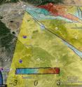 The Coachella Valley segment of the southernmost section of the San Andreas Fault in California has a high likelihood for a large rupture in the near future, since it has a recurrence interval of about 180 years but has not ruptured in over 300 years.