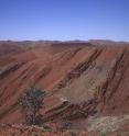 The oldest rock samples, from 3.2 billion years ago, were collected in the desert in northwestern Australia.