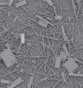 Unsorted nanowire crystals immediately after production are shown.