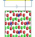 This is a schematic for a Tl6SI4 detector and the crystal structure of Tl6SI4.