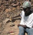 Sammy Lokorodi, a resident of Kenya's northwestern desert who works as a fossil and artifact hunter, led the way to a trove of 3.3 million-year-old tools.
