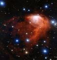 This richly colored cloud of gas called RCW 34 is a site of star formation in the southern constellation of Vela (The Sails). This image was taken using the FORS instrument on ESO's Very Large Telescope in northern Chile. This richly colored cloud of gas called RCW 34 is a site of star formation in the southern constellation of Vela (The Sails). This image was taken using the FORS instrument on ESO's Very Large Telescope in northern Chile.