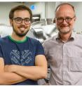 PhD student Tomas Stankevic and Professor Robert Feidenhans'l studied nanowires with X-ray microscopy.