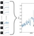 The spectra is equivalent to 200 hours of Subaru Telescope's observing time. Rectangles on the spectrum indicate spectral features, which are used to calculate the ages, the amount of heavy elements and the alpha-element abundance in the stellar populations of these galaxies.