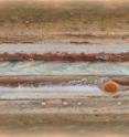This new image from the largest planet in the Solar System, Jupiter, was made during the Outer Planet Atmospheres Legacy (OPAL) programme. The images from this programme make it possible to determine the speeds of Jupiter's winds, to identify different phenomena in its atmosphere and to track changes in its most famous features.