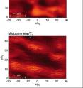 Plasma turbulence in conditions with long wavelength turbulence (top) are compared with those exhibiting long and short wavelength turbulence (bottom).  The top condition is representative of the standard model. The bottom model demonstrates the clear impact of capturing long and short wavelength turbulence simultaneously.