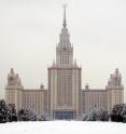Lomonosov Moscow State University main building in winter: in 15-20 years this snowy landscape will stay for half a year.