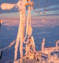 This image shows eddy covariance flux tower in winter in Atqasuk, Alaska, USA (Global Change Research Group, San Diego State University). The special, on demand, heating of the sonic anemometer developed by Donatella Zona and Walter Oechel allowed extending the flux measurements during the entire year under the harsh arctic conditions while maintaining data quality.