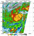 On Jan. 7 at 13:25 UTC (8:25 a.m. EST) the MODIS instrument aboard NASA's Aqua satellite showed cloud top temperatures of strong thunderstorms around the center of circulation as cold as -80 degrees Fahrenheit (-62.2 Celsius).