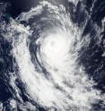 When NASA's Aqua satellite passed over Tropical Cyclone Ula on Jan. 11 at 0215 UTC (Jan. 10 at 9:15 p.m. EST) the powerful storm maintained an eye.