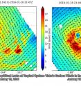 On Jan. 16, 2016, (left) RapidScat measured Victor's strongest winds near 30 meters per second (67 mph/108 kph) in all quadrants except the western side. On Jan. 18 (right) slightly weaker. By Jan. 18 strongest winds had increased to 36 mps/80.5 mph/129.6 kph in all but the northern side.