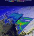On Jan. 23, 2016 at 7:39 a.m. EST the GPM core observatory saw massive amounts of moisture being transported from the Atlantic Ocean over states from New York westward through West Virginia.