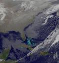 On Jan. 24, 2016 at 11:45 UTC (6:45 a.m. EST) NOAA's GOES- East satellite captured an image of the major winter storm over the Atlantic Ocean, just east of Cape Cod, Massachusetts.