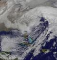 This visible image of the major winter storm was taken from NOAA's GOES-East satellite on Saturday, Jan. 23, 2016 at 1437 UTC (9:37 a.m. EST) as the Baltimore/Washington corridor was under a blizzard warning.