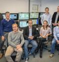 Members of the BELLA Center staging experiment team, from left, are Eric Esarey, Wim Leemans, Jeroen van Tilborg, Carlo Benedetti, Kelly Swanson, Anthony Gonsalves, Joost Daniels, Sven Steinke, and Kei Nakamura. Not pictured are Cameron Geddes, Carl Schroeder, Nicholas Matlis, and Brian Shaw.