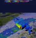 On Feb. 3 at 1:51 p.m. EDT GPM found that one powerful thunderstorm in North Carolina was dropping rain at the extreme rate of 112.96 mm (4.4 inches) per hour.