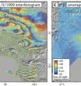 These are interferogram images of the earthquakes in Pakistan.