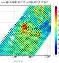 On Feb. 17 at 2000 UTC (3 p.m. EST), NASA's RapidScat found that strongest winds circling the eye of Tropical Cyclone Winston at 30 meters per second (67.1 mph/ 108 kph).