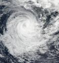 Tropical Cyclone Winston was moving past Vanuatu in the South Pacific Ocean on Feb. 23, 2016 at 0140 UTC when NASA-NOAA's Suomi NPP satellite captured this image of the storm.