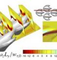 Computer simulations unveil flow around sharkskin.