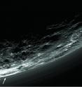 Image from "The atmosphere of Pluto as observed by New Horizons," by G.R. Gladstone <i>et al</i>. This material relates to a paper that appeared in the March 18, 2016, issue of <i>Science</i>, published by AAAS. The paper, by G.R. Gladstone at Southwest Research Institute in San Antonio, Texas, and colleagues was titled, "The atmosphere of Pluto as observed by New Horizons."