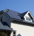 A residential use of solar energy in Wisconsin is pictured.