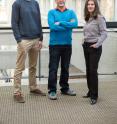 Lead researchers on the UW/Microsoft DNA data storage project include (left to right) Georg Seelig, UW associate professor of electrical engineering and of computer science and engineering; Luis Ceze, the Torode Family Career Development Professor of Computer Science & Engineering; and Karin Strauss, a Microsoft researcher and UW affiliate associate professor of computer science and engineering. Not pictured: Doug Carmean, an architect at Microsoft and affiliate UW-CSE faculty.