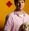 Dr. Simon Underdown (with skull), Cambridge alumnus, is now Principal Lecturer in Biological Anthropology at Oxford Brookes.