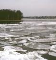 Torne River, spring 2003 in Tornio.