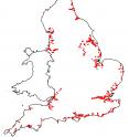 Location of Historic Landfills in England and Wales.