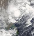 The Terra satellite captured this image of Tropical Cyclone 01B on May 19, 2016, which soon became Roanu after this image was taken.