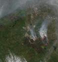 This is a Terra image of Ft. McMurray fires from May 24, 2016.