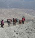 Prehistoric Himalayan settlements are remote and only accessible today by horse and on foot.