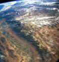 This is California as viewed from the International Space Station.