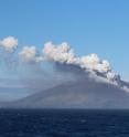 Mt Curry erupting on Zavodovski Island in the South Sandwich Islands