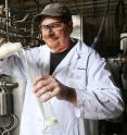 Purdue University food scientist Bruce Applegate developed a simple process that reduces harmful bacteria in milk.