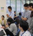 This is a photo of the data analysis workshop for undergraduate students, held in Mitaka Campus of the National Astronomical Observatory in September 2015.