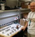 University of Bayreuth scientist and study co-author Leonid Dubrovinsky at the beamline.