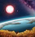Kepler-186f, seen here in an artist's rendering and discovered in 2014 by a team of astronomers including SF State's Stephen Kane, is one of more than 200 "exoplanets" that researchers say lie within the "habitable zone" of their stars and could potentially have life.