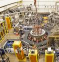 This image shows a test cell for National Spherical Torus Experiment-Upgrade with tokamak in the center.