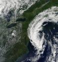 On Sept. 6 at 2:20 p.m. EDT (18:20 UTC) NASA's Aqua satellite captured this visible image of Post-Tropical Storm Hermine centered south of Long Island, N.Y. Clouds stretched from New Jersey to Maine.