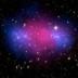 Collision of clusters from the Hubble Telescope and Chandra Observatory.