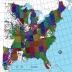 Data from over 3 million trees in the eastern half of the US were aggregated into two-degree-latitude-by-longitude cells in order to study regional patterns of conspecific negative density dependence, a process where the mortality of a species rises in coincidence with its increasing abundance.