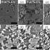 These atomic force microscope images show how adding copper to an alloy of iron and platinum changes the crystal structure and magnetic properties, important for data storage.
