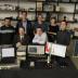 Technologists at NASA's Goddard Space Flight Center in Greenbelt, Md., created what they believe is the world's first "pulsar-on-a-table," a laboratory system shown here for testing emerging X-ray navigation technologies. Back row, left to right: Monther Hasouneh, John Gaebler, Harry Stello, Jennifer Valdez and Sam Price. Front row, left to right: Jason Mitchell and Luke Winternitz.