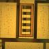 This is a silicon circuit coated with a protective layer and immersed in fluid that mimics human body chemistry. Researchers at The Ohio State University are developing low-cost electronic devices that work in direct contact with living tissue inside the body.