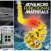 Clockwise from left to right: left upper shows a magnified SEM image of a broken thin-wall assembled SnO2 fiber. Left below is an array of breath sensors (Inset is an actual size of a breath sensor). The right is the cover of <i>Advanced Functional Materials</i> (May 20th issue) in which a research paper on the development of a highly sensitive exhaled breath sensor by using SnO2 fibers is published.