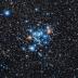 This spectacular group of young stars is the open star cluster NGC 3766 in the constellation of Centaurus (The Centaur). Very careful observations of these stars by a group from the Geneva Observatory using the Swiss 1.2-metre Leonhard Euler Telescope at ESO's La Silla Observatory in Chile have shown that 36 of the stars are of a new and unknown class of variable star.

This image was taken with the MPG/ESO 2.2-metre telescope at the La Silla Observatory.
